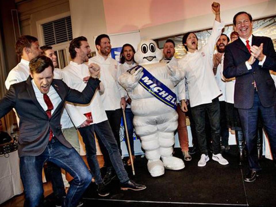 Restaurant Geranium jublede, da Michelin uddelte tre stjerner for første gang i 2016. | Foto: Jacob Ehrbahn, POLFOTO