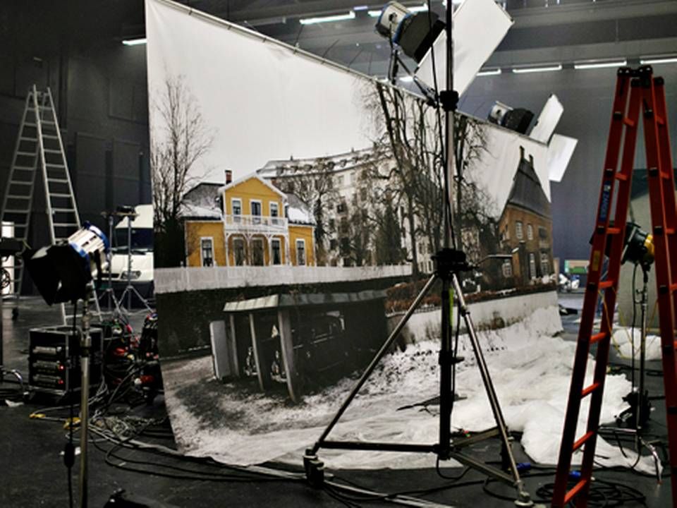 To iværksættere har omdannet den gamle Flyvestaion Værløse til en stor filmby, hvor der kan produceres film og tv. | Foto: Miriam Dalsgaard/Polfoto