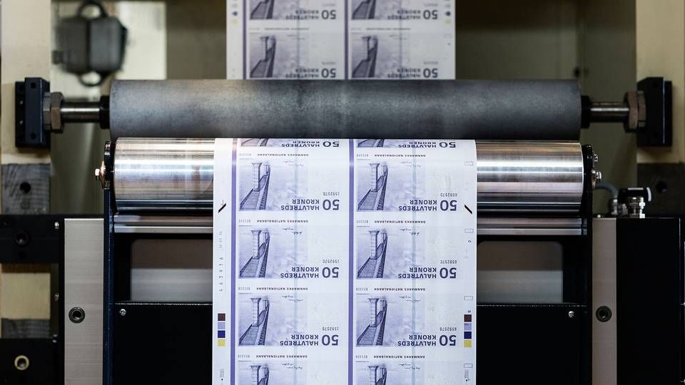 Nationalbanken har i dag solgt skatkammerbeviser for over 8 mia. kr. | Foto: Danmarks Nationalbank