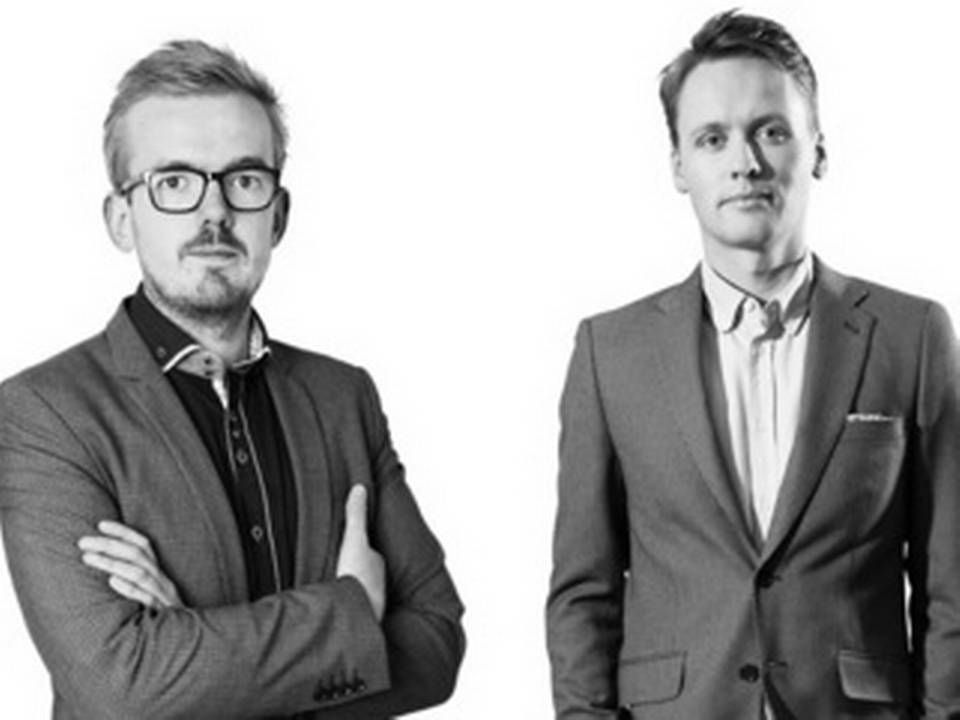 Thomas Nygaard Madsen (tv) og Christian Carlsen har dækket mediebranchen for MediaWatch siden hhv. 2015 og 2014