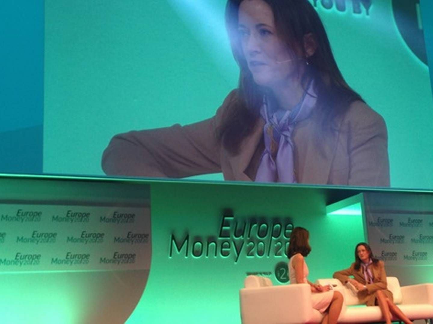 Blythe Masters talte varmt for blockchainteknologi på konferencen Money 20/20 i Bella centret. | Foto: Astrid Krysfeldt