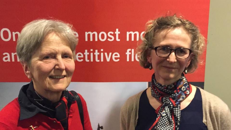 Alison Riegels og datter Johanne Riegels Østergård til Nordens generalforsamling i denne uge. | Foto: Tomas Kristiansen