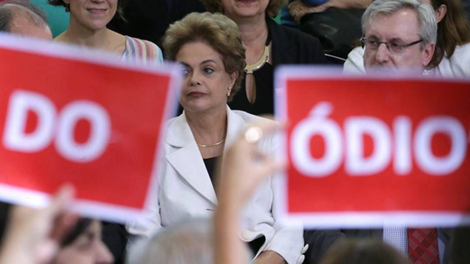 Præsident Dilma Rousseff fra Arbejderpartiet er tidligere energiminister og sad i bestyrelsen af Petrobras fra 1998 til 2002. | Photo: Eraldo Peres/AP/Polfoto