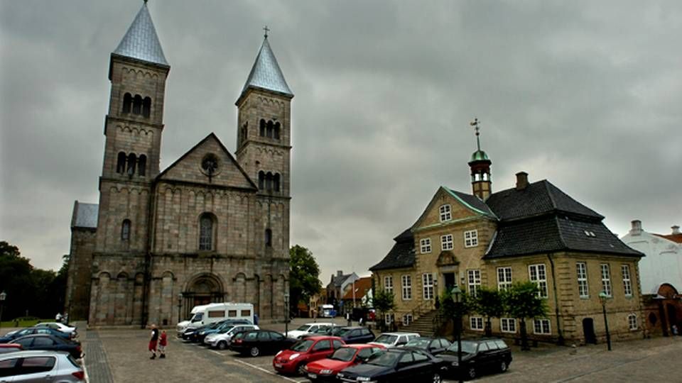 Domkirkebyen Viborg er blandt de byer, som Danske Boligejendommme, har kastet penge efter. | Foto: Ritzau Scanpix/Carsten Andreasen