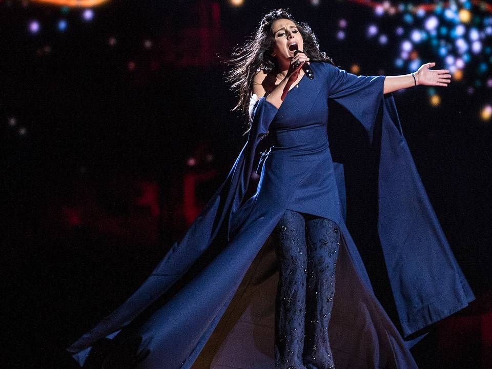 Ukrainske Jamala vandt med sangen "1944" finalen ved Eurovision Song Contest. | Foto: Mogens Flindt/Polfoto
