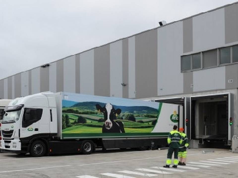 Arlas nye logistikcenter vil beskæftige omkring 40 mand. | Foto: Arla