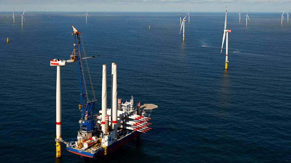 A2Sea har installeret møllerne til den tyske havmøllepark Gode Wind. Selskabet får dog svært ved at skaffe sine fartøjer arbejde i USA.