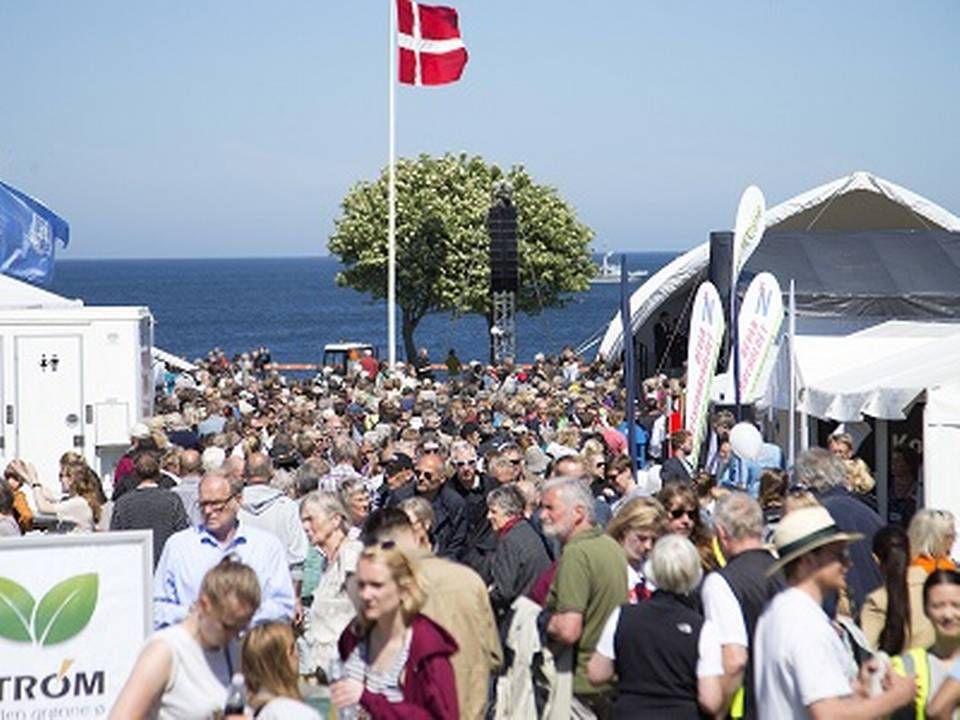 Generisk billede fra et af de mange Folkemøder gennem tiden i byen Allinge på Bornholm. | Foto: Ritzau Scanpix/Berit Hvassum