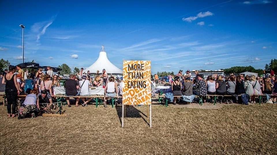 Roskilde Festival løber af stablen i denne uge. Her ses gæster i 2015 til eventet Food Jam. | Foto: Preston Drake-Hillyard