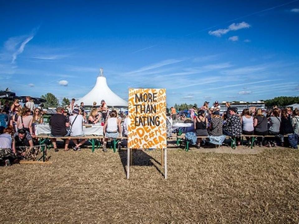 Roskilde Festival løber af stablen i denne uge. Her ses gæster i 2015 til eventet Food Jam. | Foto: Preston Drake-Hillyard