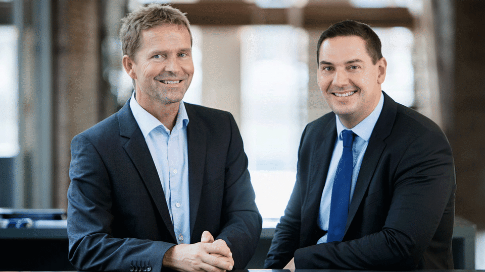 Poul Kobberup og Jesper Langmack, investeringersdirektører i Danica Pension. | Foto: PR