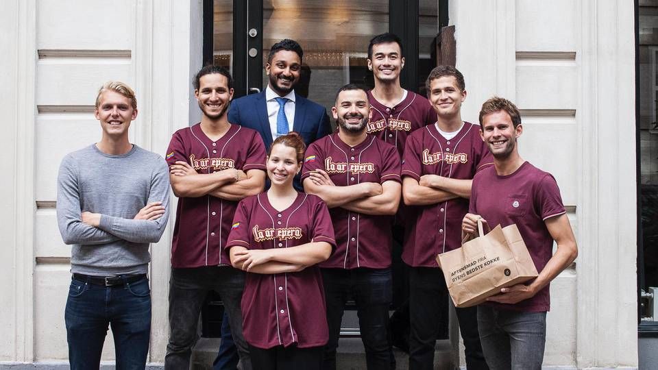 Jacob Brink Lauridsen, medejer på Restaurant Taller i København, og holdet på restauranten