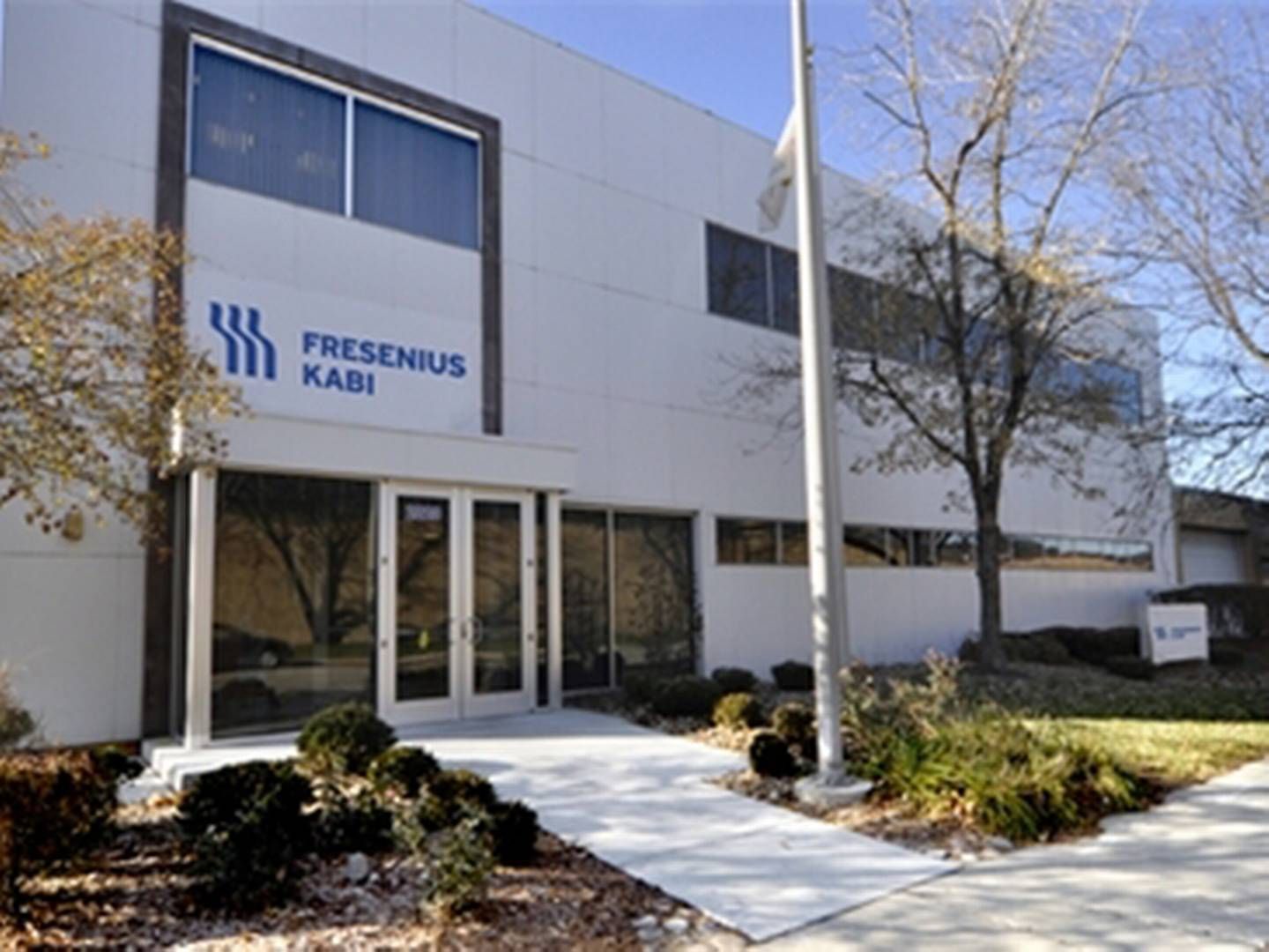 Den nuværende indgang til produktionsfaciliteterne i Melrose Park, Illinois. | Foto: Fresenius Kabi/PR