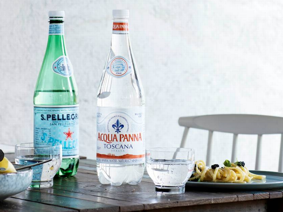 San Pellegrino er blandt de vandproducenter, der har gavn af væksten i salget af vand på flaske. | Foto: Premium Aqua