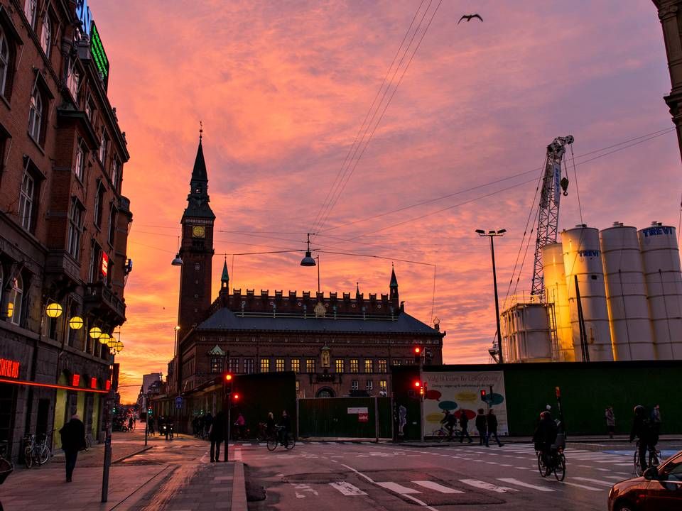 Rådhuspladsen i København. | Foto: Ritzau Scanpix/Lars Krabbe
