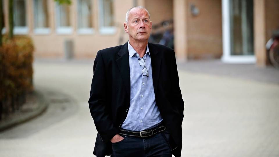 Kim Henningsen, tidligere chefredaktør på Se og Hør, ankommer til retten på en af sagens tidligere retsdage. | Foto: Jens Dresling/Polfoto