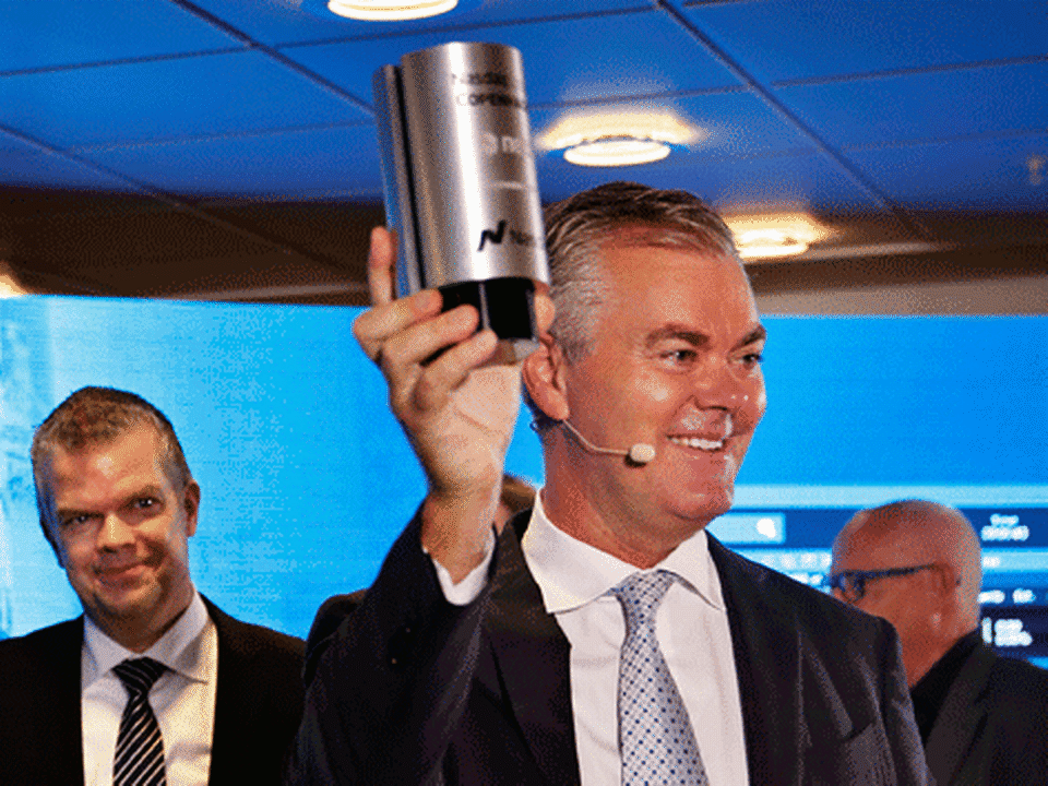 Nets topchef, Bo Nilsson, under børsnotering i september. | Foto: Jens Dresling