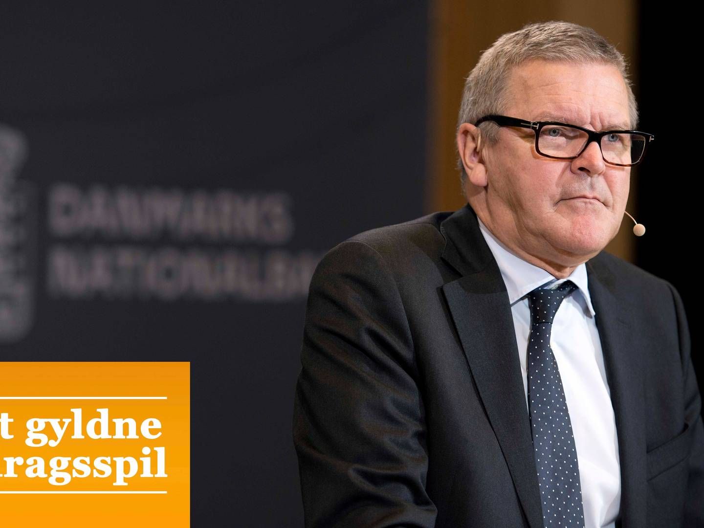 Nationalbankdirektør Lars Rohde mener ikke, at realkredittens forklaring på bidragsforhøjelserne holder. | Foto: Lars Krabbe/POLFOTO