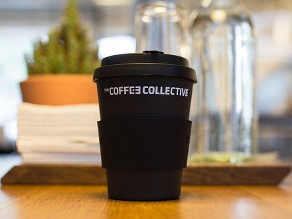 På billedet ses den nye nedbrydelige kaffekop. | Foto: The Coffee Collective.