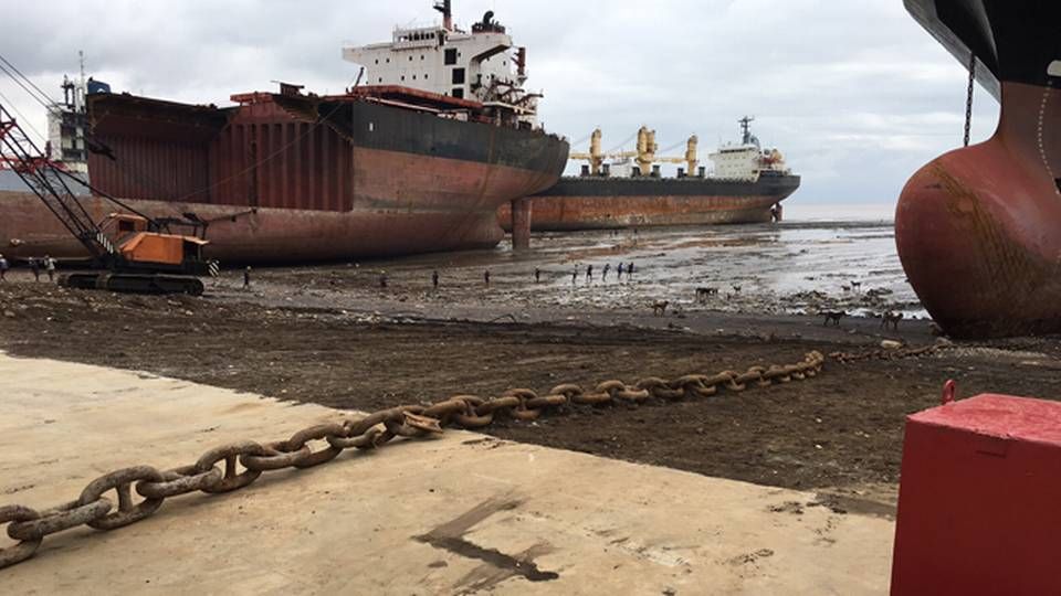 Billedet er fra Alang, Indien, men ikke relateret til sagen med det hollandske rederi. | Foto: Louise Vogdrup-Schmidt