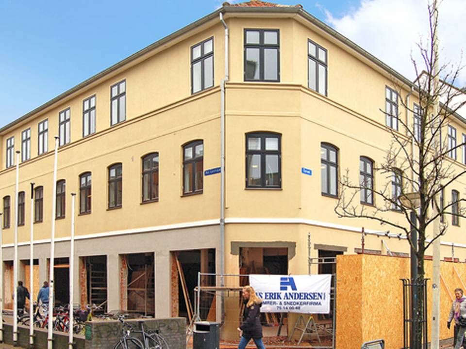 Ejendommen på Kongensgade i Esbjerg. | Foto: PR