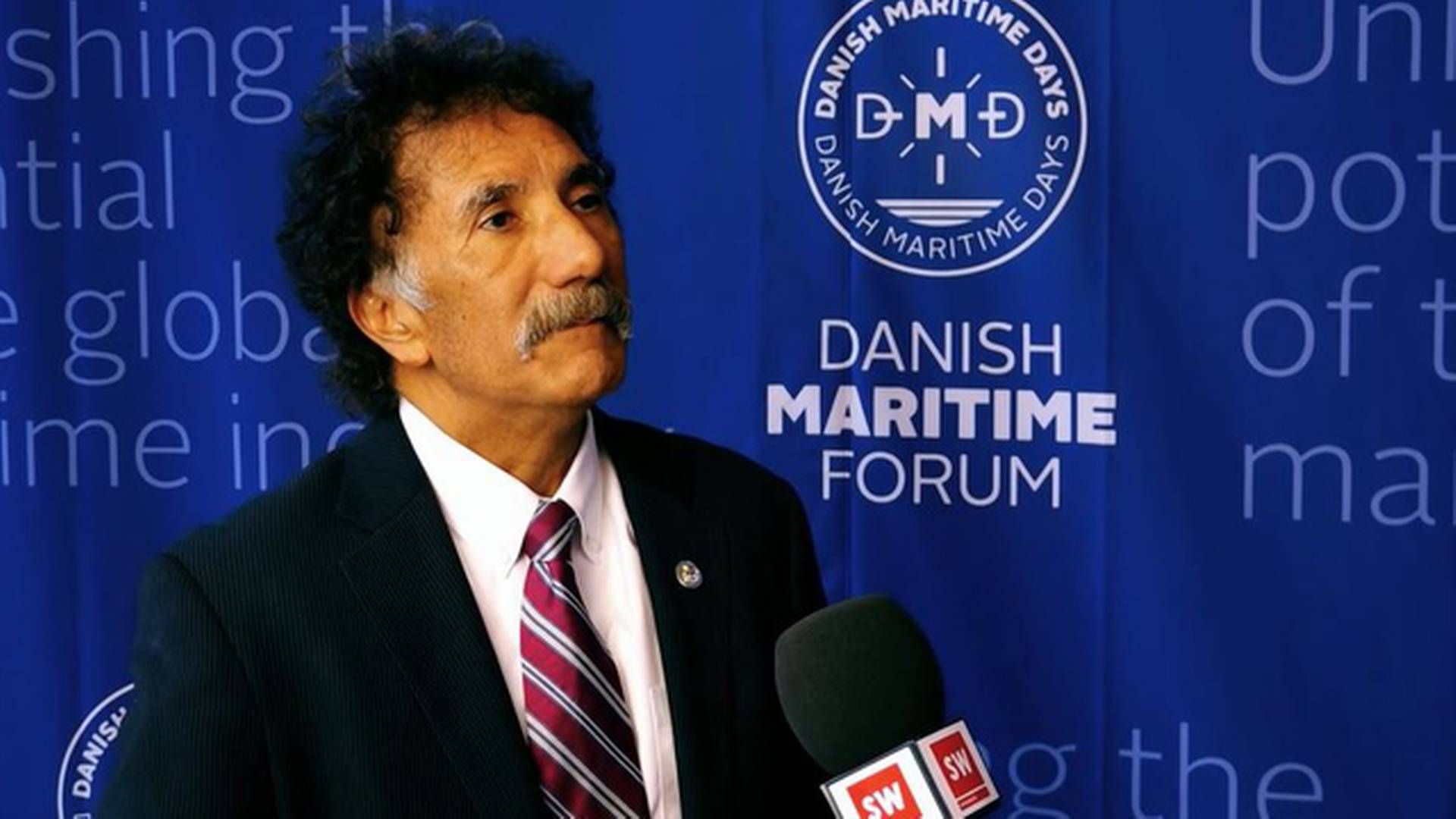Mario Cordero at Danish Maritime Forum in Copenhagen