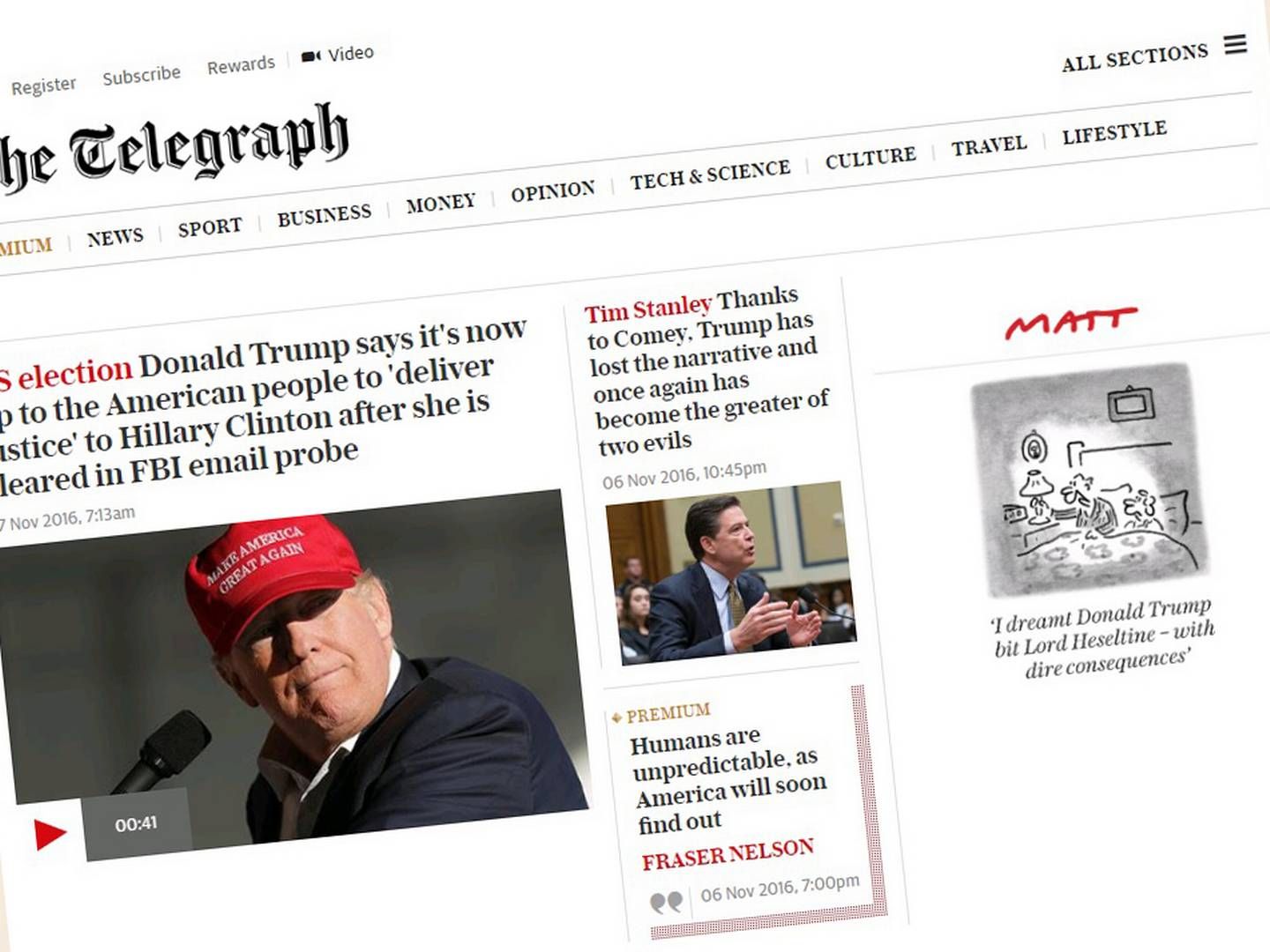 Foto: Screendump af telegraph.co.uk