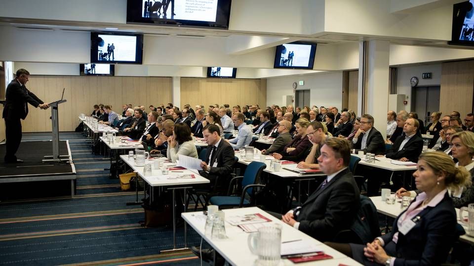 Finanstilsynets direktør, Jesper Berg, var første oplægsholder ved en konference om fit and proper-reglerne, der blev afholdt i november 2016. | Foto: Sofia Busk Hansen