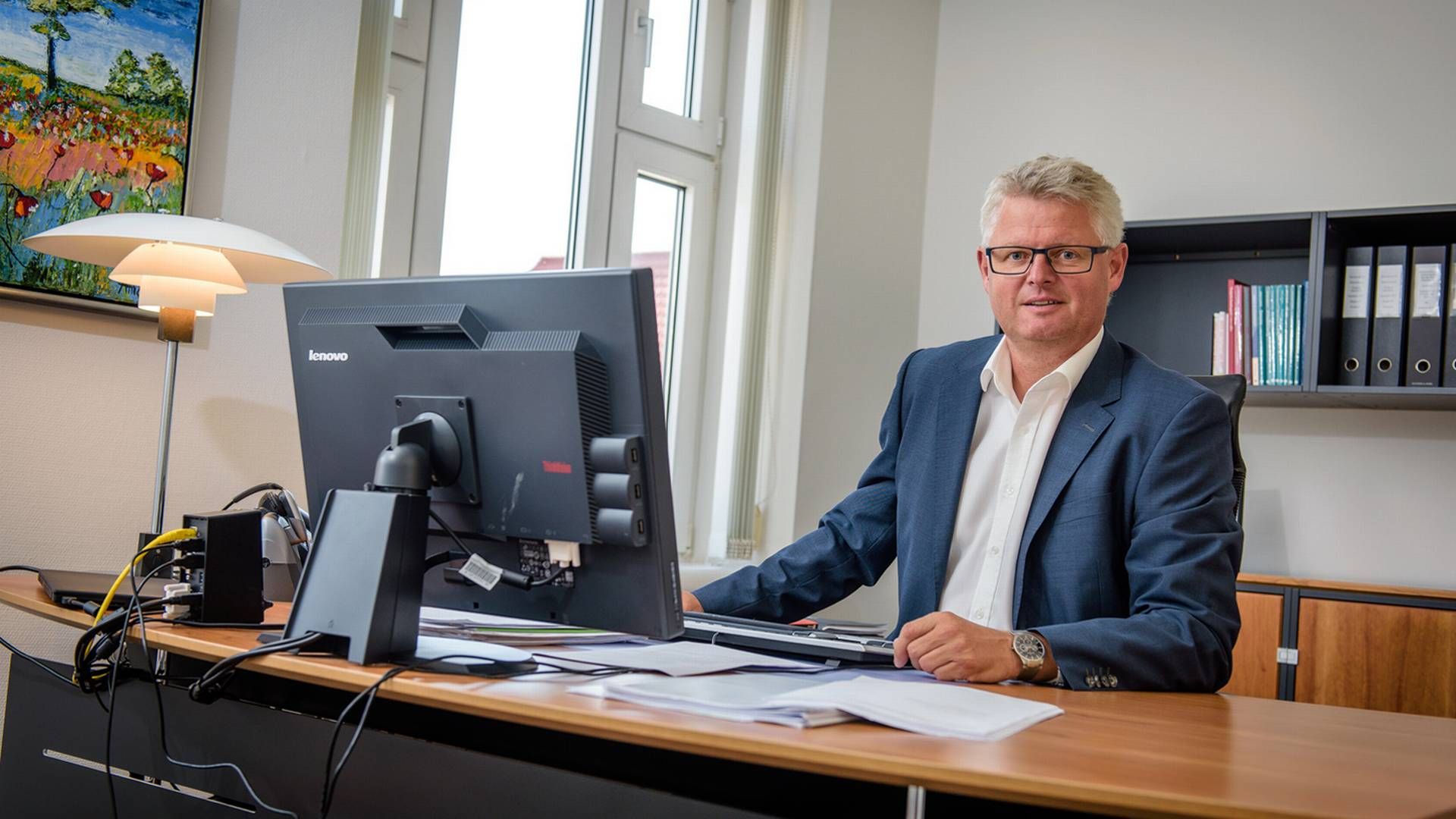 Jørgen Ladekjær, direktør i Vestjylland Forsikring. | Foto: PR