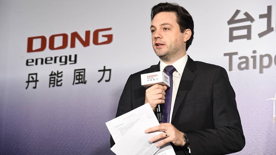 Dong's Asia-Pacific General Manager, Matthias Bausenwein, at the inauguration of the new office in Taipei. | Photo: Foto: Dong energy