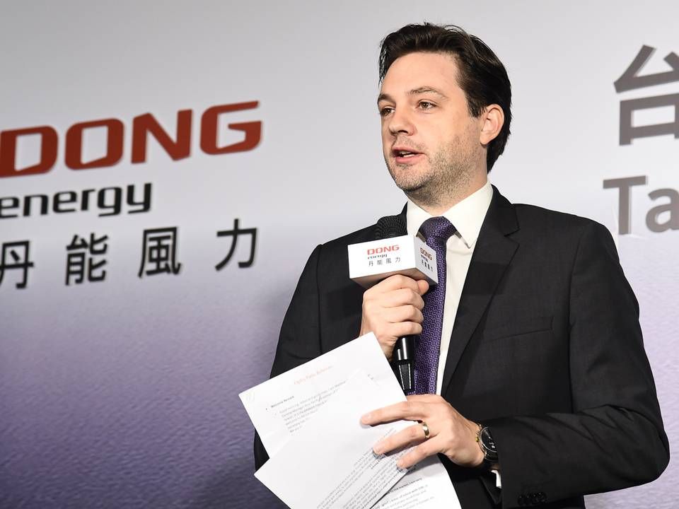 Dong's Asia-Pacific General Manager, Matthias Bausenwein, at the inauguration of the new office in Taipei. | Photo: Foto: Dong energy