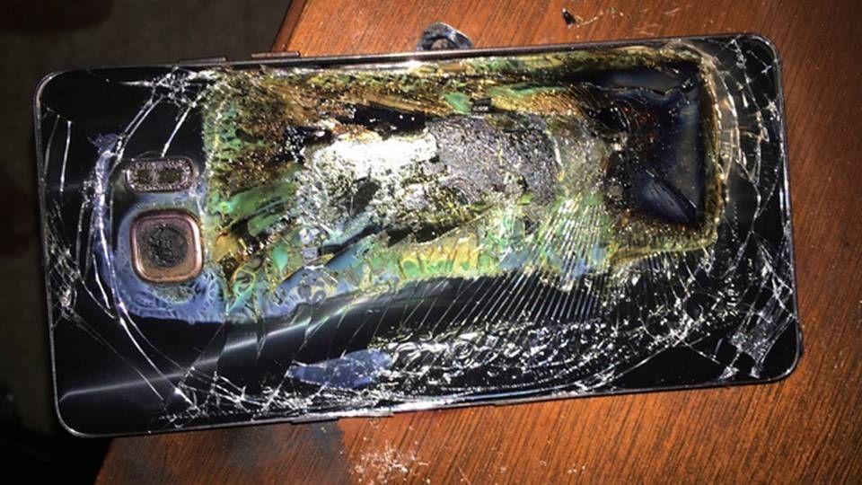 Eksploderende telefoner har ikke været nok til at lukke den sydkoreanske techkæmpe - tværtimod melder Samsung nu om en stigning på driftsresultatet på 48 pct. | Foto: Shawn L. Minter/AP/Polfoto