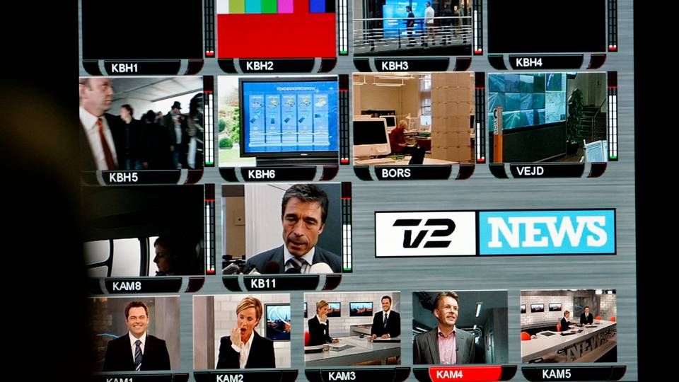 TV 2 News gik i luften 1. december 2016. | Foto: Jens Dresling/Polfoto/Arkiv