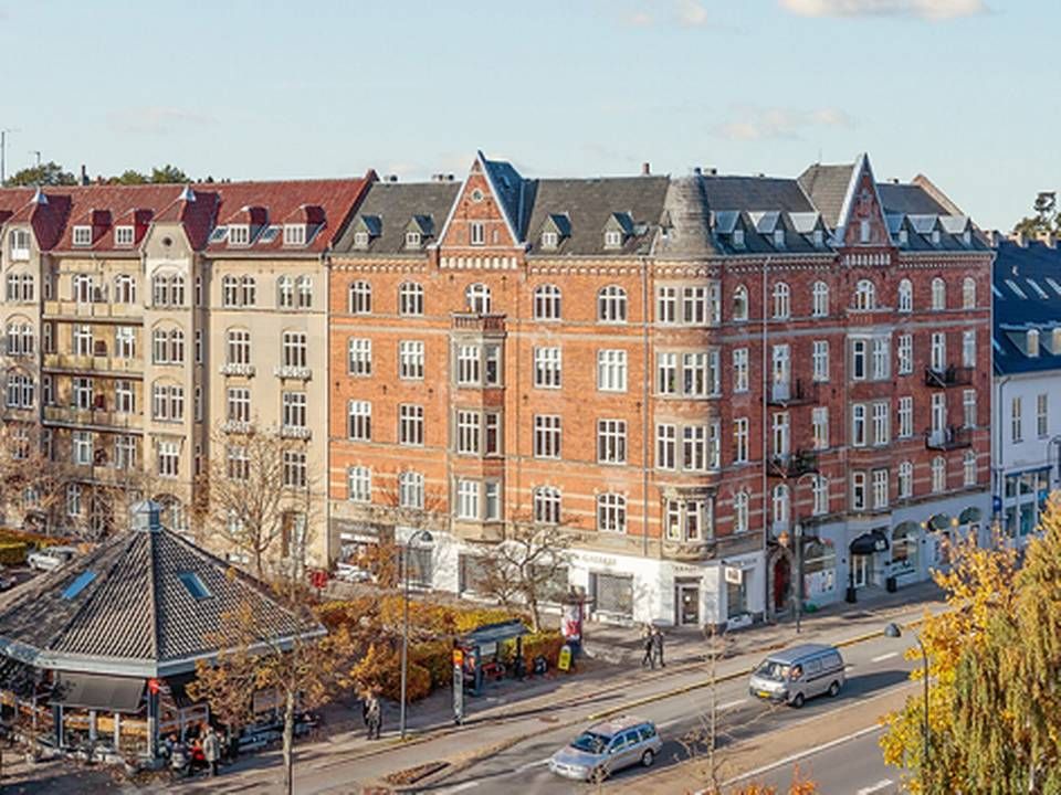 Den finske formueforvalter Capman har blandt andet købt denne ejendom beliggende på hjørnet af Strandvejen og Ahlmanns Allé i Hellerup nord for København. | Foto: PR