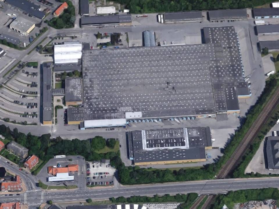 Gasagrunden langs jernbanen og ud med Middelfartvej er med tiden blevet omkranset af boliger. Så når Gasa flytter, skaber arealet plads til et 140.000 kvm nyt boligområde. | Foto: Google Maps