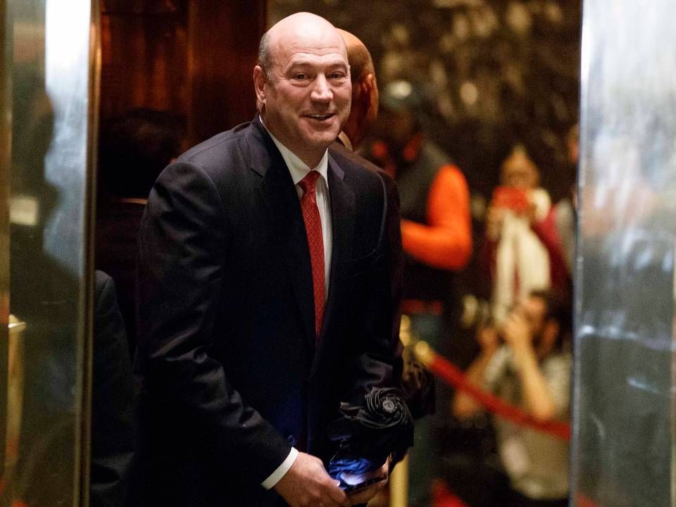 goldman Sachs' Gary Cohn på vej til møde med Donald Trump i slutningen af november. | Foto: Evan Vucci/AP/POLFOTO