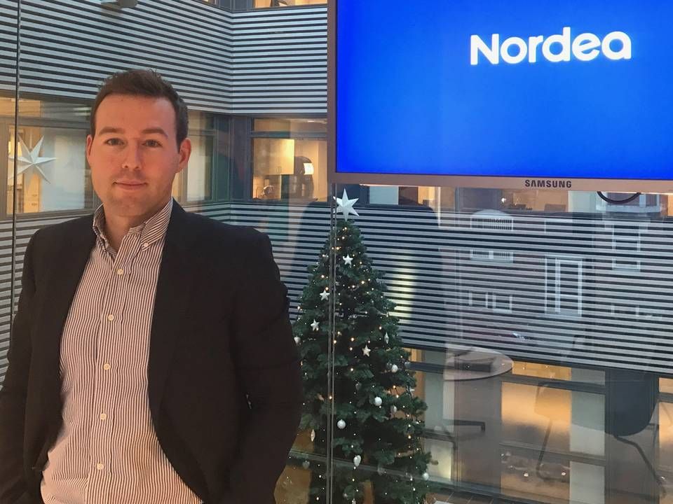 Nordeas nye unge bankdirektør for business banking i Aalborg, Nicolai Bjørnager. | Foto: PR