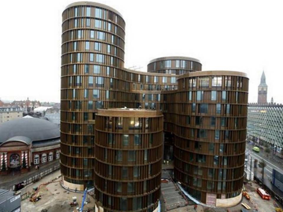Axel Towers i København som Züblin var entreprenør på. Nu rettes fokus på mindre spektakulære byggeopgaver. | Foto: ritzau/Jens Dresling