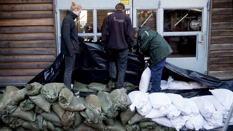 Danskerne har været gode til at sikre deres huse inden stormen Urd, lyder det fra forsikringsselskaberne. | Foto: Finn Frandsen/polfoto