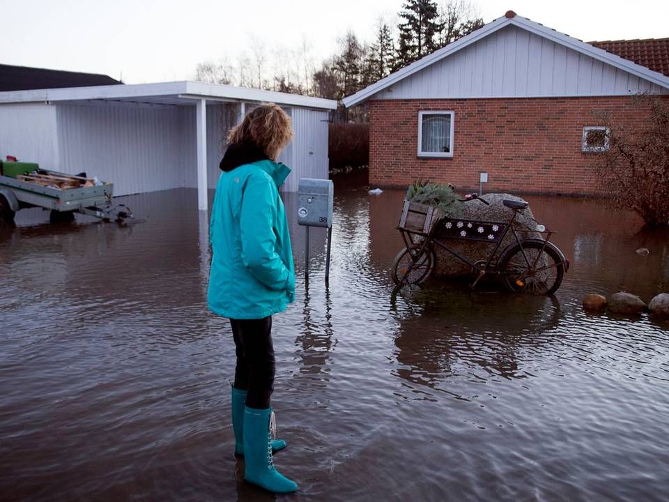 Stormen Urd, der ramte 2. juledag, førte til at Stormrådet erklærede stormflod i visse områder. | Foto: Finn Frandsen/POLFOTO