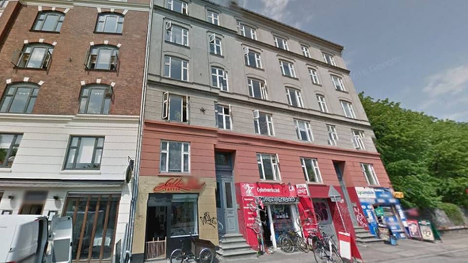I decemer 2016 købte Copenhagen Capital ejendommen Prinsessegade 61-63, der ligger på Christianshavn få hundrede meter fra Christianias hovedindgang, af et selskab ejet af Jens Kindberg. | Foto: Google Street View