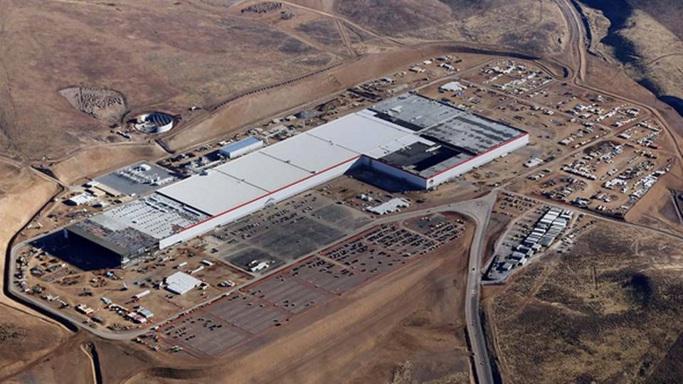 Teslas "Gigafactory" under trinvis opførelse i Reno, Nevada. | Foto: Tesla/PR