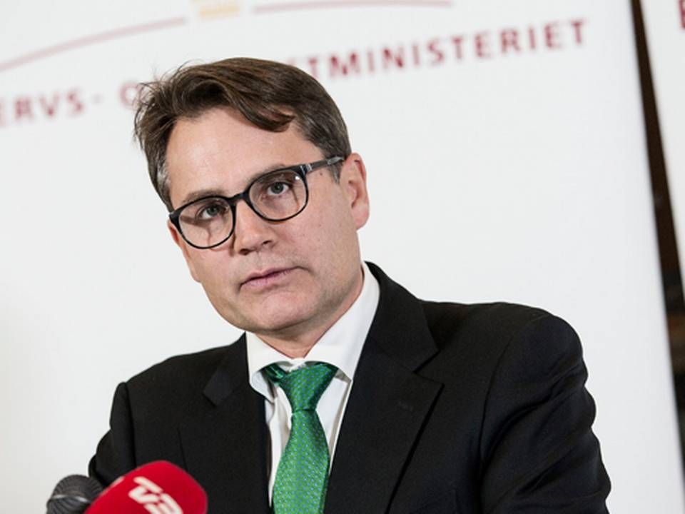 Erhvervsminister Brian Mikkelsen (K). | Foto: /ritzau/Rune Aarestrup Pedersen