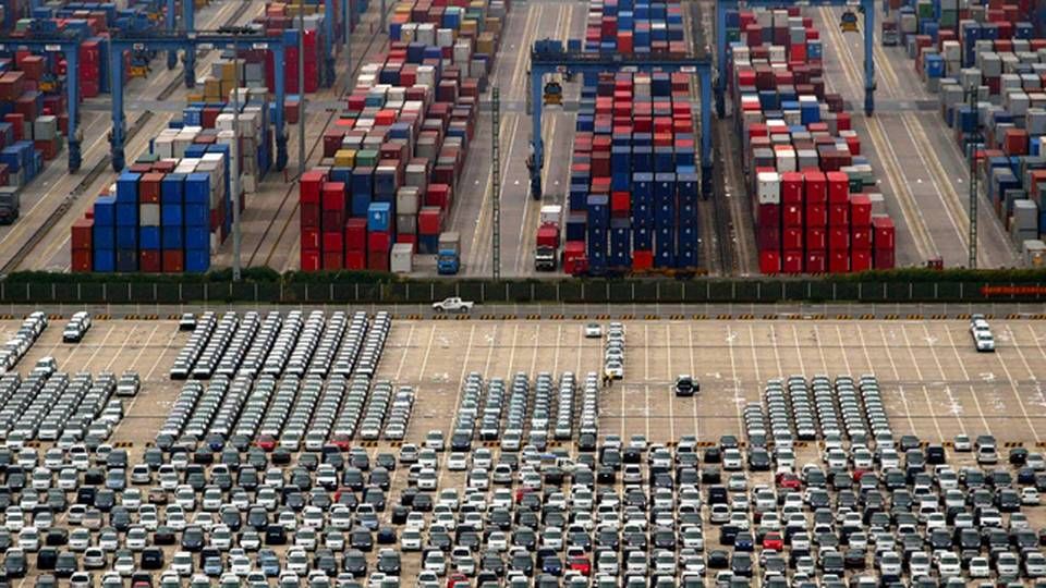 Shanghai havn er verdens travleste, som sidste år stod for 10 pct. af Kinas samlede import og eksport. | Foto: AP/Polfoto/Arkiv