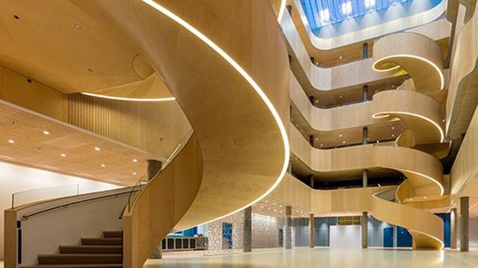 Det nye psykiatrisygehus i Slagelse er blandt de bygningsdesign, som Vilhelm Lauritzen Arkitekter har stået for. | Foto: Vilhelm Lauritzen Arkitekter