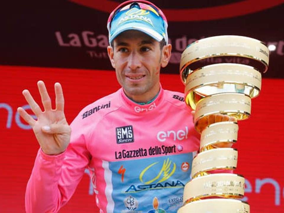 Sidste års vinder af Giro d'Italia Vincenzo Nibali | Foto: Luk Benies/AFP/Getty Images