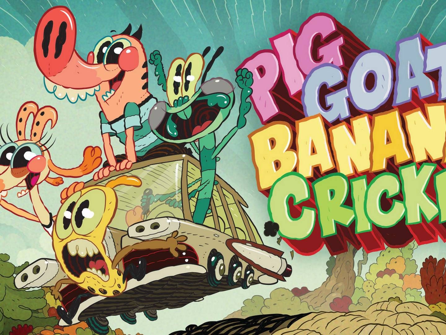 Pig Goat Banana Cricket er blandt programmerne på Nicktoons. | Foto: PR/Viacom
