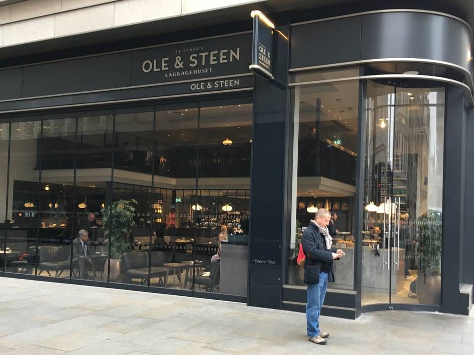 Lagkagehusets første butik i London med det internationale navn Ole & Steen. | Foto: Thomas Mørch