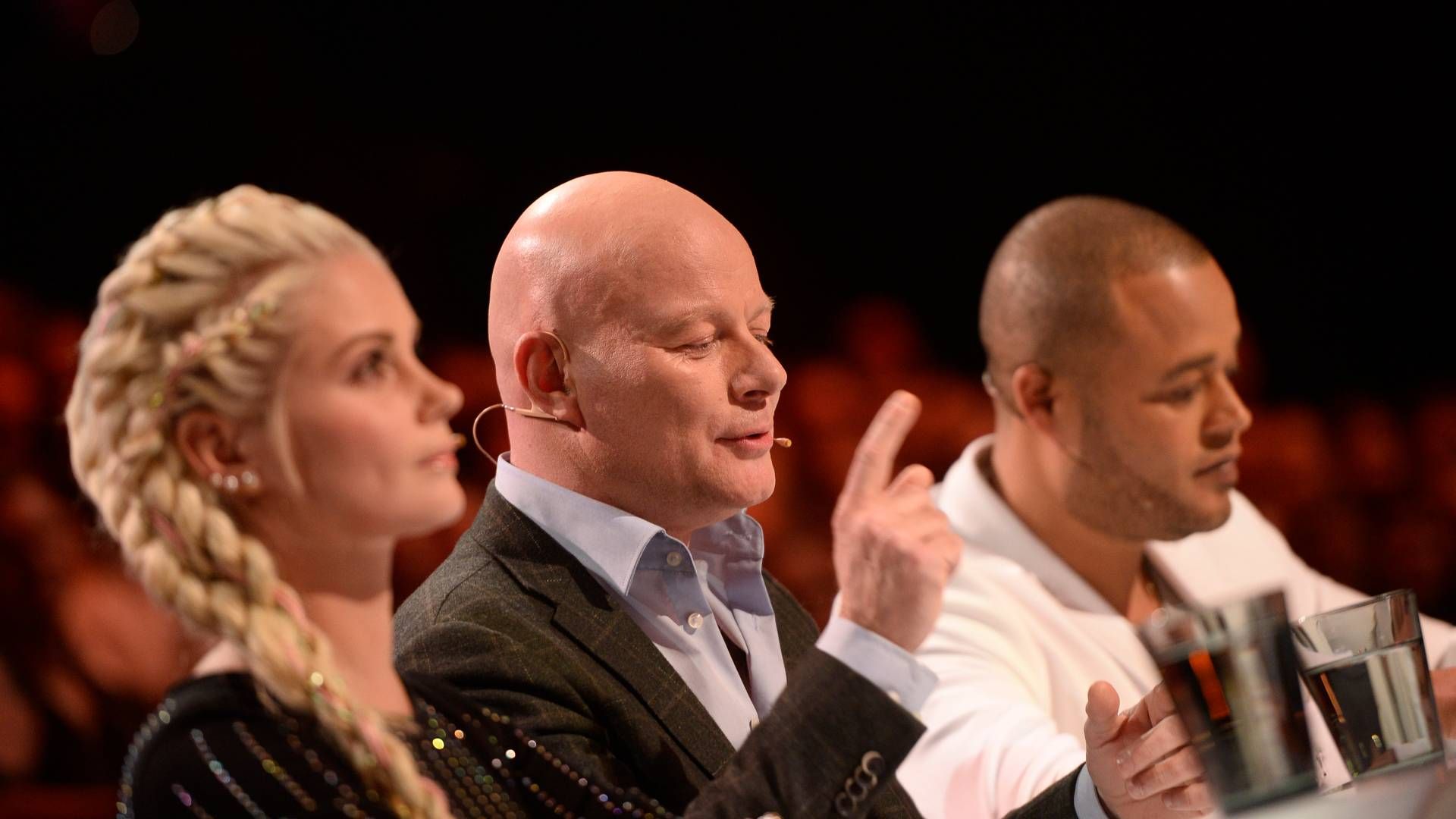 Denne X Factor-sæsons tre dommere Mette Lindberg, Thomas Blachmann og Remee. | Foto: Mogens Flindt/Polfoto