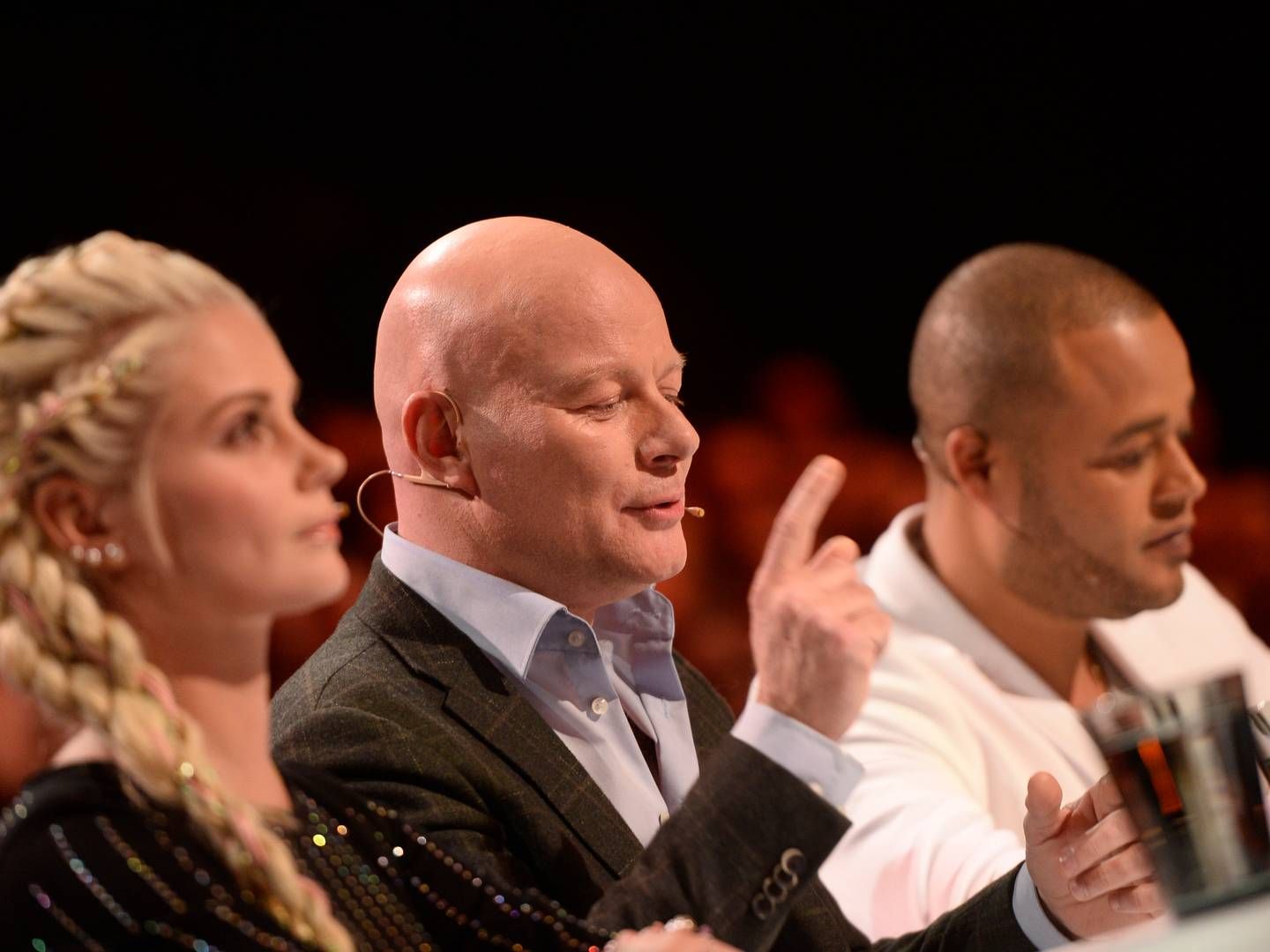 Denne X Factor-sæsons tre dommere Mette Lindberg, Thomas Blachmann og Remee. | Foto: Mogens Flindt/Polfoto